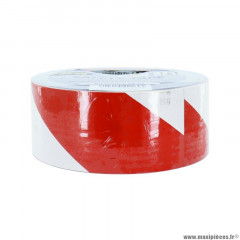 Ruban adhesif de sécurité marque HPX blanc-rouge 50mm x 33m