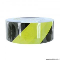 Ruban adhesif de sécurité marque HPX resistant à toute epreuve jaune-noir 48mm x 33m