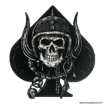 Autocollant marque Lethal Threat mini motorhead (60x80mm)