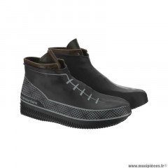 Couvre chaussures marque Tucano Urbano footerine en silicone impermeable noir-gris sneaker taille m pour chaussures 36 à 41 (semelle anti-glisse)