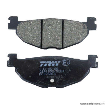 Plaquette de frein trw pour maxi-scooter yamaha 500 tmax 2001-2003 arrière, 530 tmax après 2012 arrière