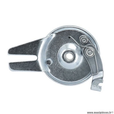 Flasque de frein pour mobylette peugeot 103 sp, mvl arrière grimeca diamètre 90mm (axe diamètre 12mm)