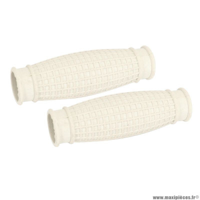 Revêtement poignée adaptable solex 45cc 330 gaufree beige (x2)