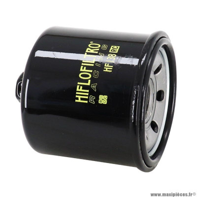 Filtre à huile pour moto suzuki 650 bandit, sv, 750 gsx-r, 1000 gsx r, 1300 hayabusa, 1500 intruder / aprilia 1000 rsv4 après 2009 racing (68x65mm) (marque Hiflofiltro hf138rc)