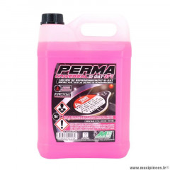 Liquide de refroidissement marque Minerva Oil perma universal d -37°c si-oat (fushia) (5l)