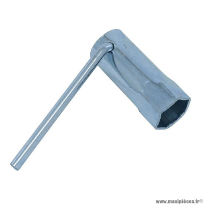 Clé à bougie en tube renforce avec manche pliable (diamètre 21mm - long 64mm) marque Buzzetti (4802)