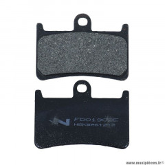 Plaquette de frein marque Newfren pour scooter yamaha 500 tmax 2008-2011 avant, 530 tmax 2012-2017 avant (l 69.5mm - h 51mm - p 8.5mm) (fd0190be) (organique)