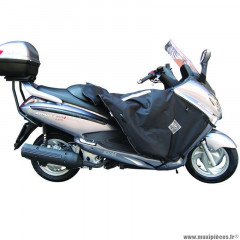 Tablier couvre jambe marque Tucano Urbano pour maxi-scooter sym 125-250 joymax gts après 2006 (r077-x) (termoscud) (système anti-flottement sgas)