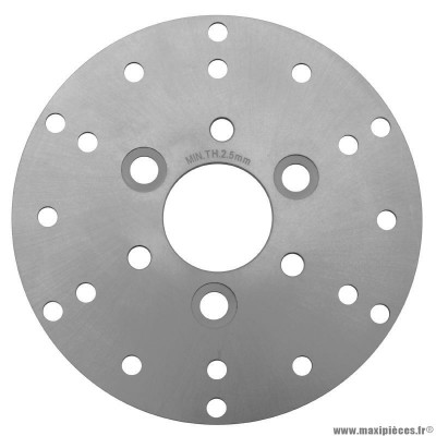 Disque de frein pour scooter mbk 50 booster 1990-1998 avant - yamaha 50 bws 1990-1998 avant - peugeot 50 ludix snake 2004-av, v-clic avant / piaggio 50 zip 1993-1999 avant (ext 155mm, int 40,6mm, 3 trous) (marque IGM)