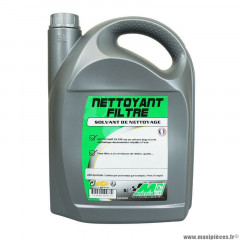 Nettoyant filtre mousse marque Minerva Oil moto (degraissant rincâble à l'eau) (5l)