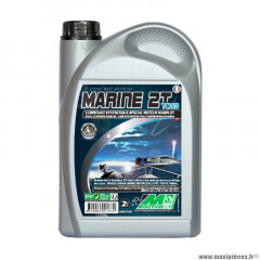 Huile moteur 2 temps marque Minerva Oil marine tcw3 (2l) (100% france)