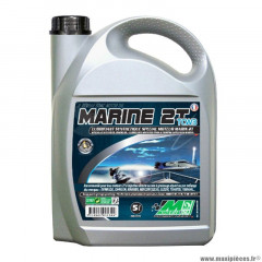Huile moteur 2 temps marque Minerva Oil marine tcw3 (5l) (100% france)