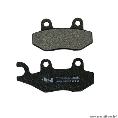 Plaquette de frein marque Newfren pour moto mbk 50 x-power 1990-2002 avant / yamaha 50 tzr 1990-2002 avant / honda 125 cb f après 2015 avant / suzuki 125 uh burgman après 2015 avant (fd0163be) (elite organique)