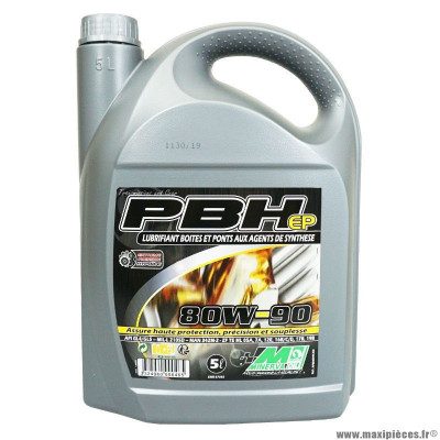 Huile de transmission marque Minerva Oil 80w90 pbh (5 l) (100% made in france)