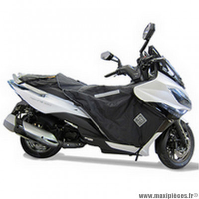 Tablier couvre jambe marque Tucano Urbano pour maxi-scooter kymco 300-400-500 xciting (r166-x) (termoscud) (système anti-flottement sgas)