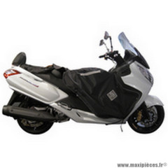 Tablier couvre jambe marque Tucano Urbano pour maxi-scooter sym 400-500-600 maxsym après 2011 (r088-x) (termoscud) (système anti-flottement sgas)