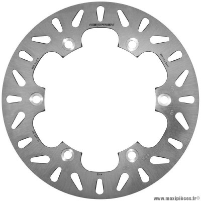 Disque de frein pour moto honda 1000 xlv varadero 2003-2011 arrière, 1300 cb superfour 2005-2013 arrière, 300 sh après 2006 avant-arrière, 125 forza 2015-2018 avant (ext 256mm, int 144mm, 6 trous) (df4103a) (marque Newfren)