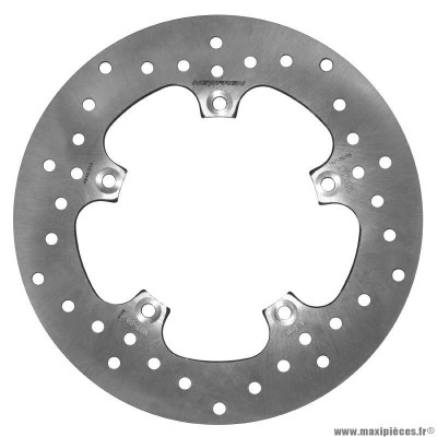 Disque de frein pour moto yamaha 800 fz8 fazer n 2011-2015 arrière, 800 fz8 s fazer 2011-2015 arrière, 125 xmax 2006-2017 avant (ext 267mm, int 132mm, 5 trous) (df4088a) (marque Newfren)