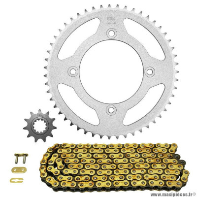 Kit chaine pour 50 à boite beta 50 rr enduro racing 2009-2011, rr racing 2007-2010 420 11x51 (diamètre couronne 100-120-8.5-16) (démultiplication origine) marque Afam