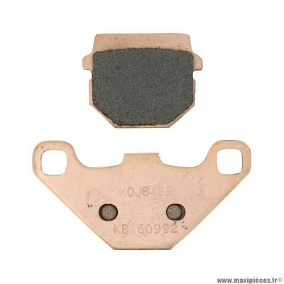 Plaquette de frein marque Carbone Lorraine pour 50 à boite gilera smt > 2011 av-ar / derbi 50 senda drd racing > 2011 ar / aprilia 125 sx-rx > 2008 ar / suzuki uk address > 2015 av (1 jeu de 2 plaquettes) (2469 s4)