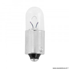 Ampoule standard 12v 4w culot ba9s norme t4w temoin blanc (feu de position) marque Flosser