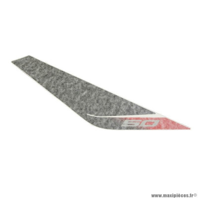Logo de face avant droit pour vehicule orange-blanc-gris origine piaggio pour scooter aprilia 50 sr motard après 2011 (677056)