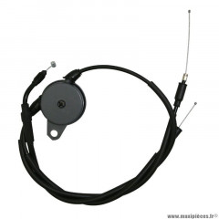 Transmission-cable gaz avec dedoubleur origine piaggio pour moto 125 rs aprilia 1995-2010 (AP8114320)