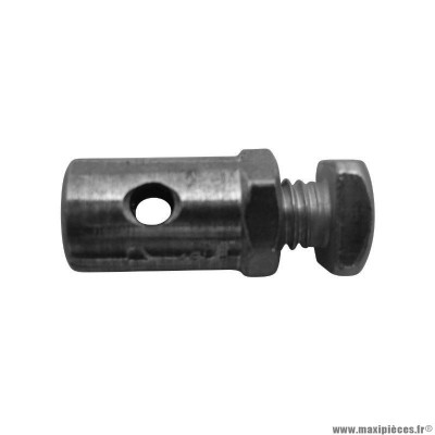 Serre câble de gaz cyclo-frein velo diamètre 6mm - long 11mm (blister de 25) (marque Algi 00423000-025)