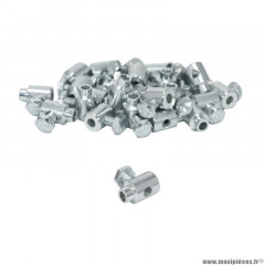 Serre câble moto 2 composants (diamètre 8mm - long 13mm) (blister de 25 pièces) (00425000-025) marque Algi