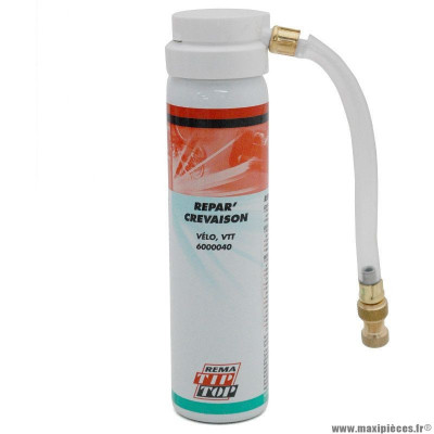 Aerosol-bombe anti-crevaison pour cyclo-velo (75ml) marque Tip Top (6000040)