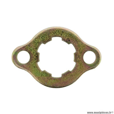 Rondelle de sécurité-plaquette maintien de pignon origine piaggio pour 50 à boite gilera 50 rcr, smt 1999-2005 * Déstockage !