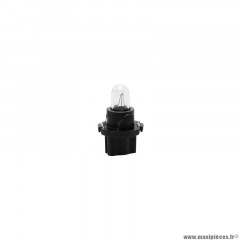 Lampe-ampoule avec support (12v-1,2 w) origine piaggio pour toute la gamme scooter 50cc -253366-