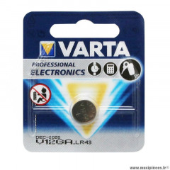Pile horloge origine piaggio pour scooter 50-125 vespa lx, vespa-s, fly, liberty, 125-250-300 vespa gts, 125-250 x7, 50 typhoon 1998-2004 / gilera 50 stalker -498342-