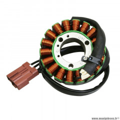 Stator origine piaggio pour maxi-scooter 400-500 beverly après 2006, 400 x8, x-evo après 2007, 500 x9 après 2003 / gilera 500 nexus après 2006 / aprilia 400 atlantic après 2005, scarabeo après 2006, 500 atlantic, scarabeo après 2001 (58080r)