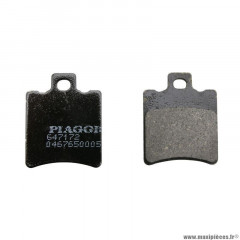 Plaquette de frein origine piaggio pour scooter 50 typhoon avant, nrg avant 1998-2005 / gilera 50 runner avant, stalker avant 1998-2005 (paire) (647172)