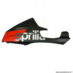 Spoiler gauche origine piaggio pour 50 à boite aprilia 50 rs 2006-2010 noir diablo (86142600W2G5)