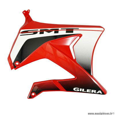 Déflecteur reservoir droit origine piaggio pour 50 à boite gilera 50 smt 2006-2010 rouge (86147201W0R5)