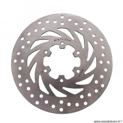 Disque de frein origine piaggio pour 50 à boite gilera smt, rcr après 2011 / aprilia 50 sx, rx après 2011, 50-125 rs4 après 2011 arrière (d218 - 6trous) (866115)