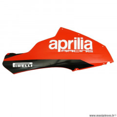 Spoiler avant droit origine piaggio pour 50 à boite aprilia 50 rs 2006-2010 rouge (86663500W3R5)