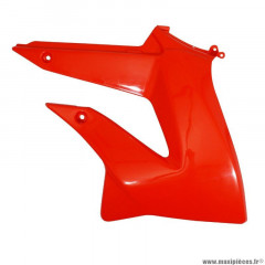 Déflecteur reservoir droit origine piaggio pour 50 à boite gilera 50 smt, rcr après 2011 rouge (86692500W4R)