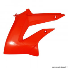 Déflecteur reservoir gauche origine piaggio pour 50 à boite gilera 50 smt, rcr après 2011 rouge (86692600W4R)