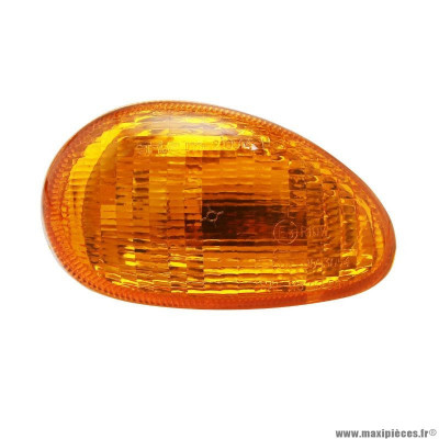 Clignotant avant droit orange origine piaggio pour scooter 50 et2, 125 et4 1998-2005