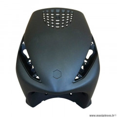 Face avant origine piaggio pour scooter 50 zip après 2000 noir mat 168 (57641300XN6)