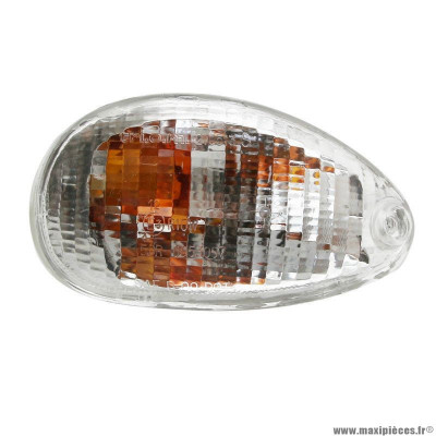 Clignotant arrière gauche blanc origine piaggio pour maxi-scooter 125 vespa et4 1998-2005