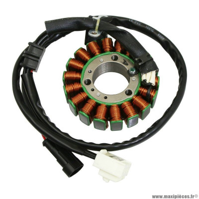 Stator origine piaggio pour maxi-scooter 500 mp3 après 2014, x10 après 2012 (58274r)