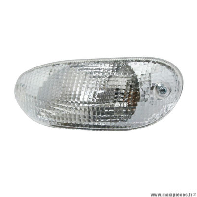Clignotant avant gauche blanc origine (638501) piaggio pour scooter gilera 50 stalker 2004-2011