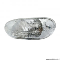 Clignotant avant gauche blanc origine (638501) piaggio pour scooter gilera 50 stalker 2004-2011