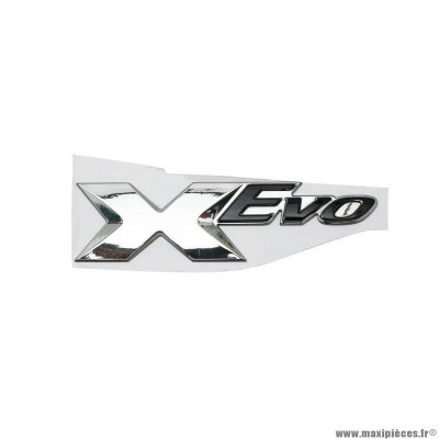 Logo ''x-evo '' origine piaggio pour maxi-scooter 125-250-400 x-evo après 2007 (654398)