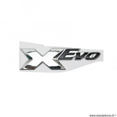 Logo ''x-evo '' origine piaggio pour maxi-scooter 125-250-400 x-evo après 2007 (654398)