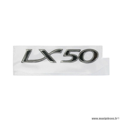 Logo ''lx50'' origine piaggio pour scooter 50 vespa lx (656221)